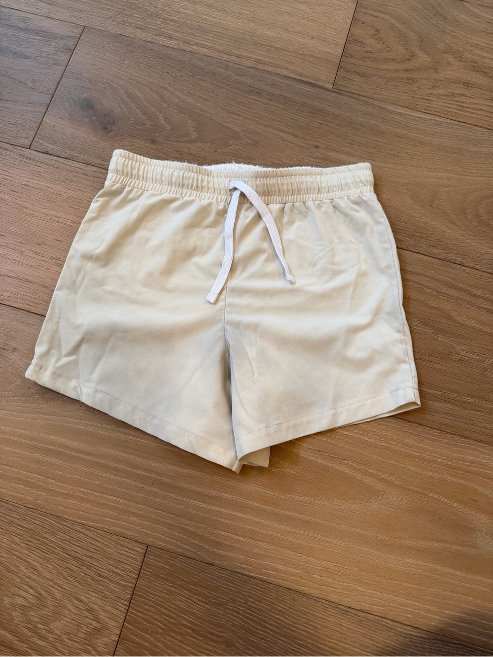 Kids cadets Drawstring Cream Casual Shorts